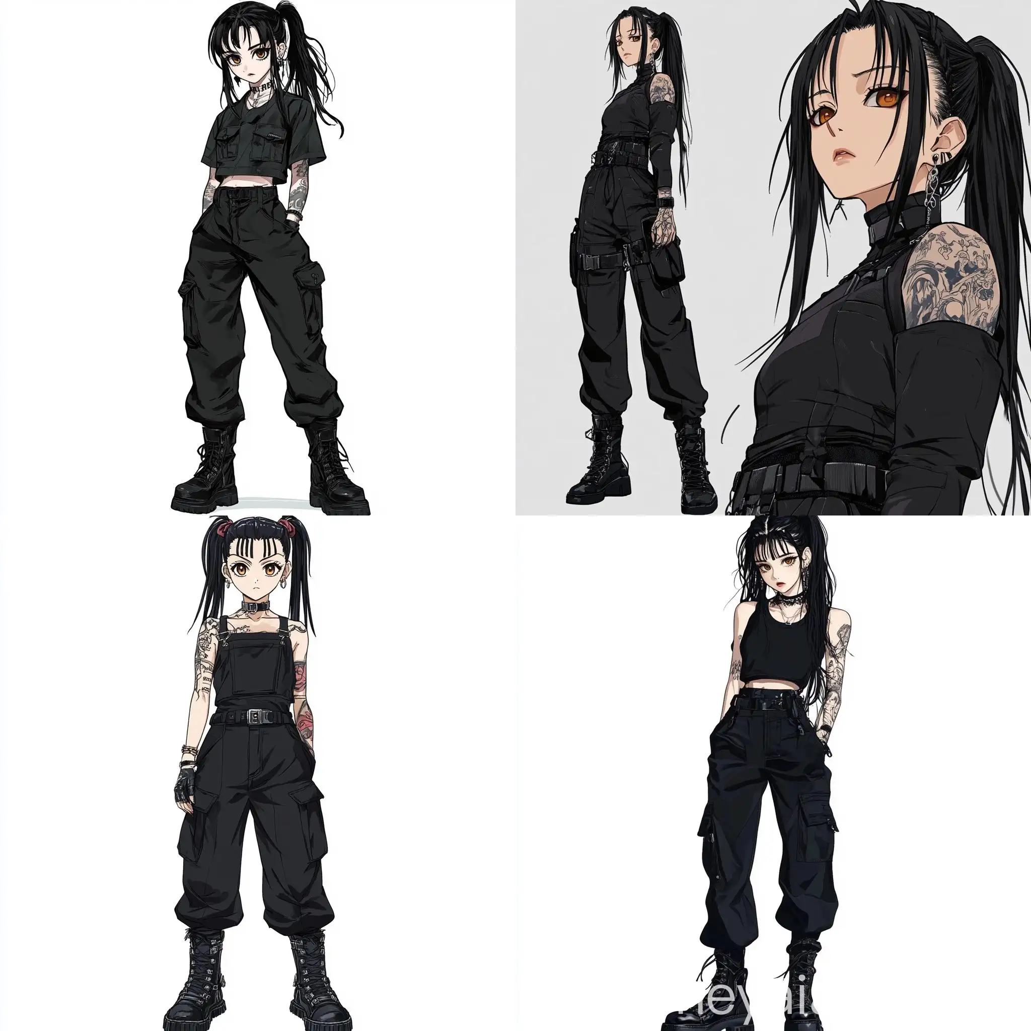 AmberEyed-Girl-in-Jujutsu-Kaisen-Academy-Uniform-and-Tattoos