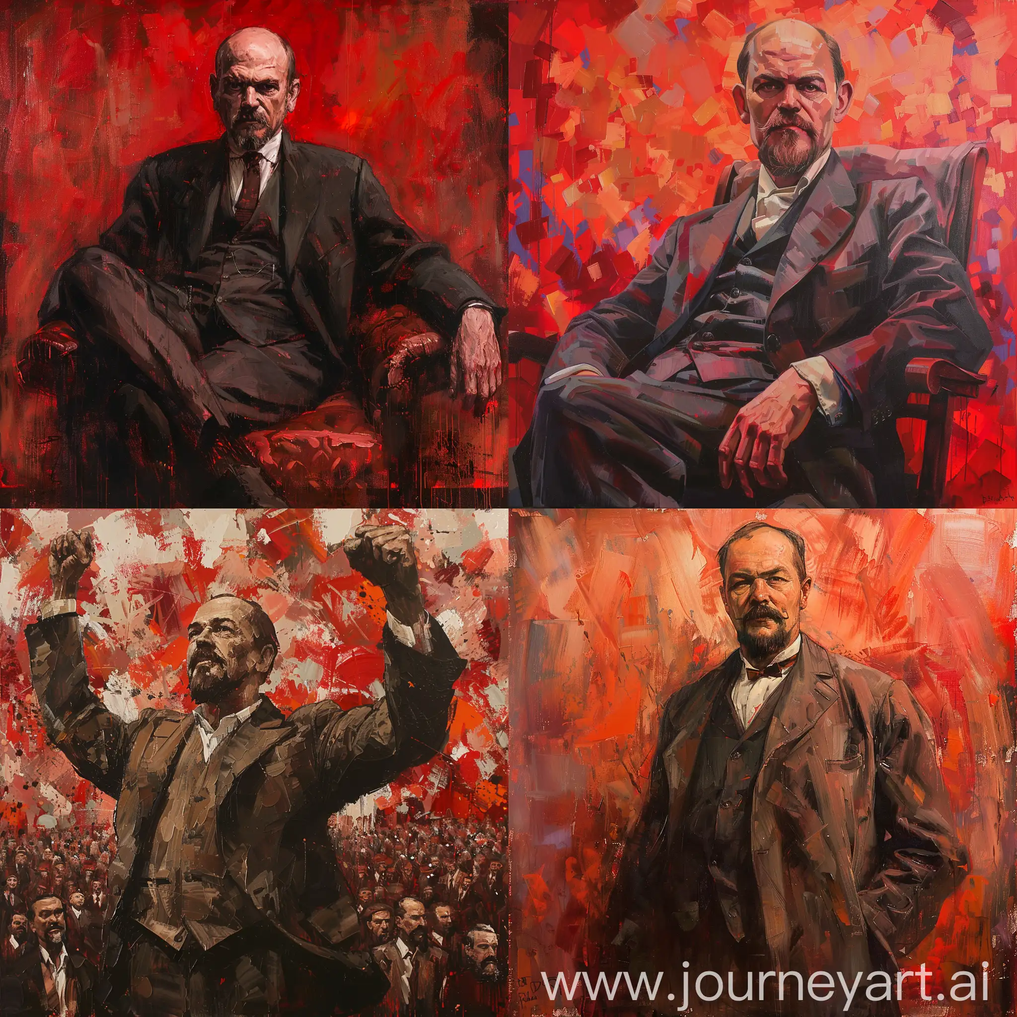 Epic-Style-Portrait-of-Vladimir-Ilyich-Lenin-Leading-the-October-Socialist-Revolution