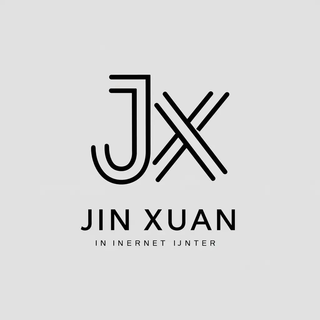 LOGO-Design-for-Jin-Xuan-Minimalistic-JX-Symbol-for-Internet-Industry