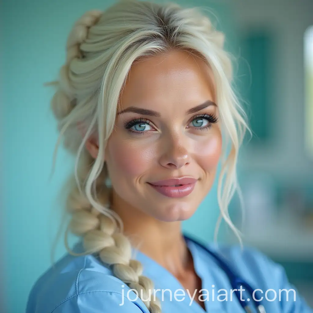 Pamela-AndersonInspired-Nurse-Character-with-Blue-Eyes-and-Blonde-Hair