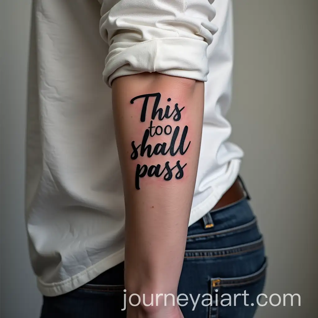 Tattoo-of-This-Too-Shall-Pass-on-a-Mans-Left-Arm-with-Creative-Design