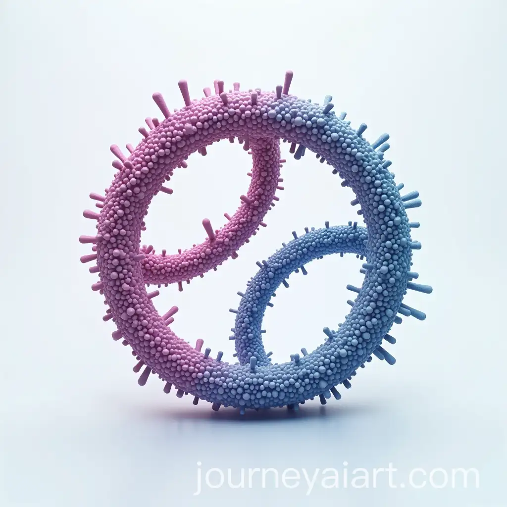 RingShaped-Nanoparticle-with-Antibody-Fab-Fragments-Logo-Design