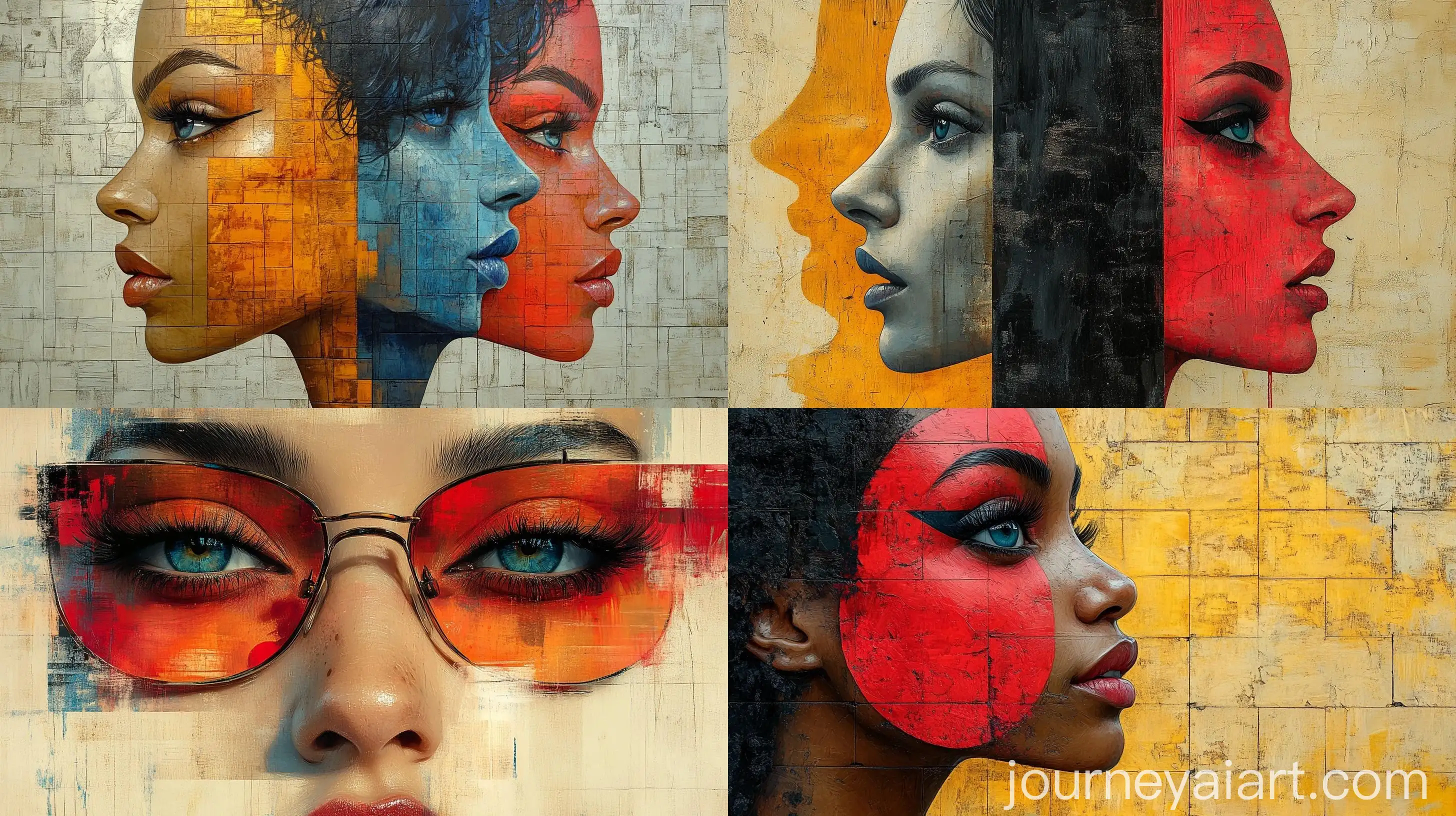 Abstract-Contemporary-Modern-Art-Collage-Illustration-for-International-Womens-Day