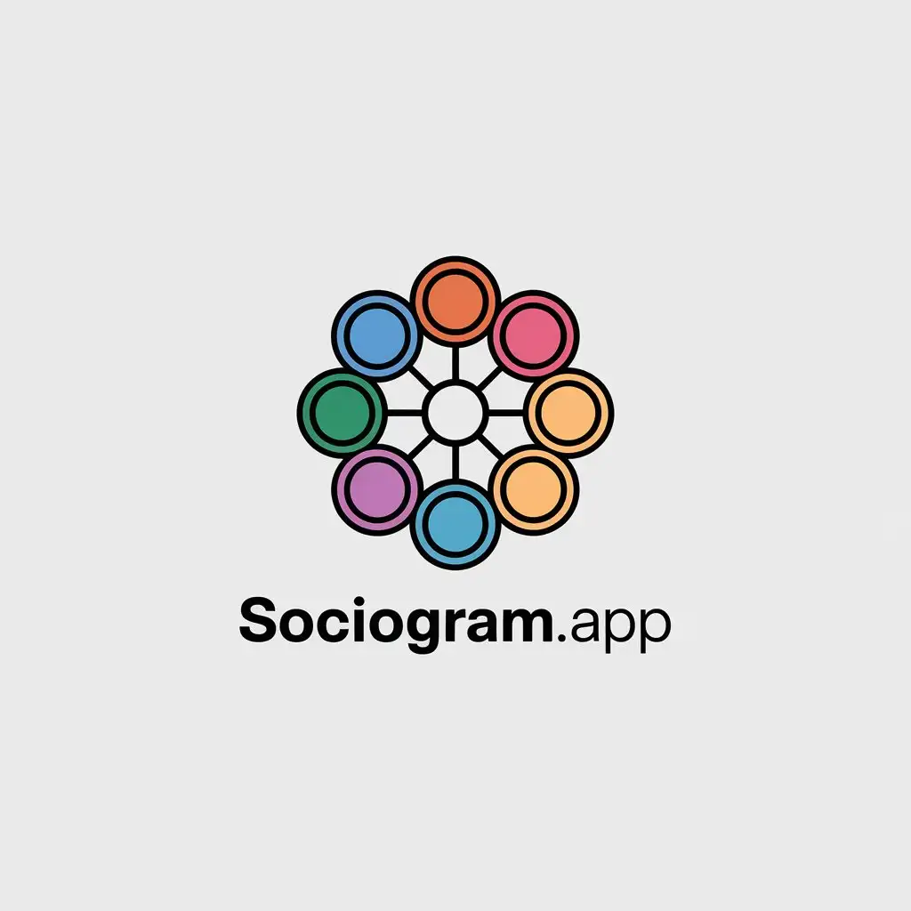 LOGO Design For Sociogramapp Modern Vector Logo for Education Industry