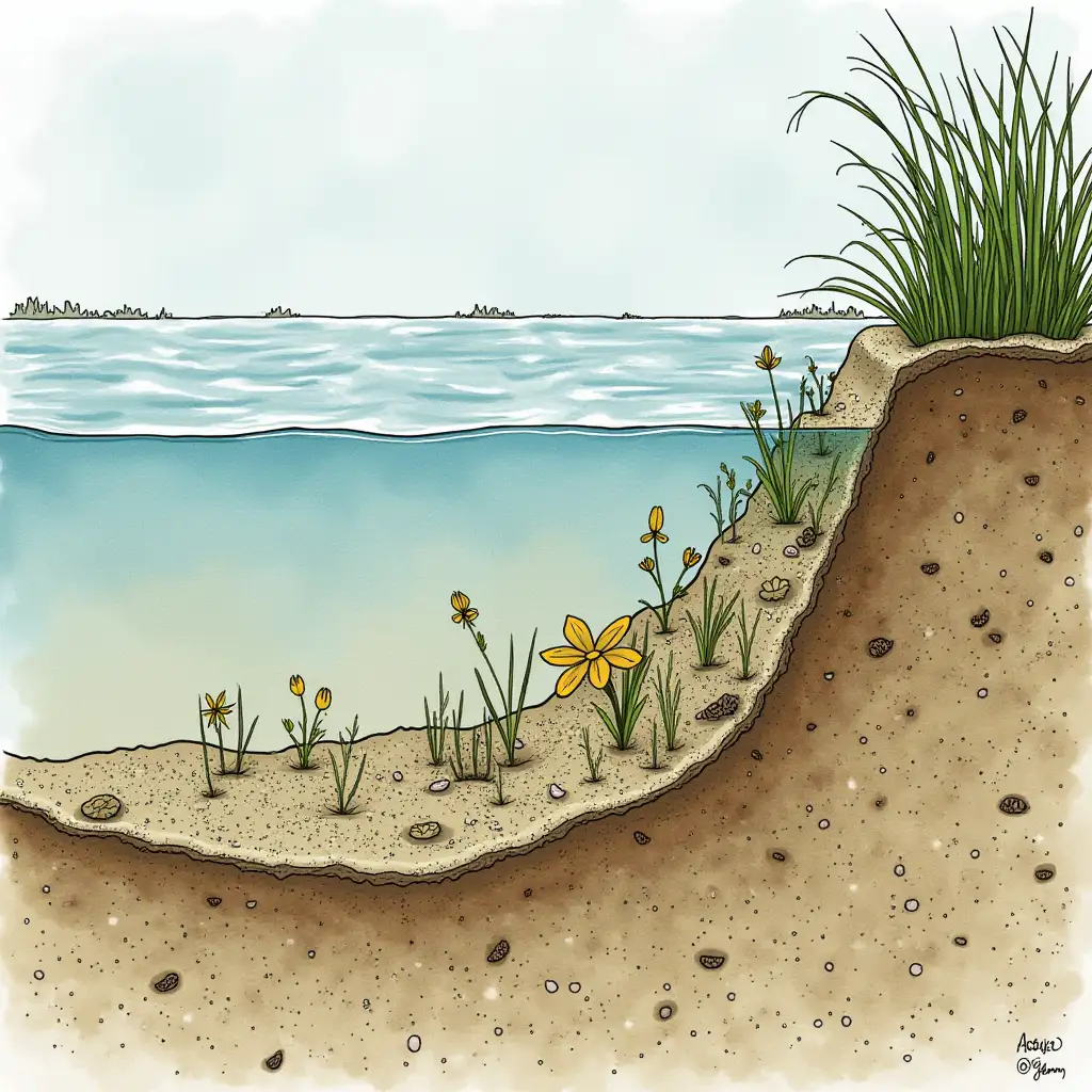 microplastic Deposition Flux, Microlayer, micrplastic Residence Time, Wetland  higher microplastic input than output sandy loamy sediment feshwater foothill wetland