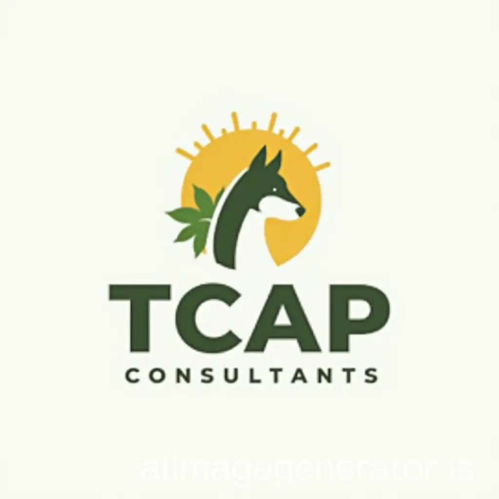 creat a logo for TCAP Consultants with cangro animal logo