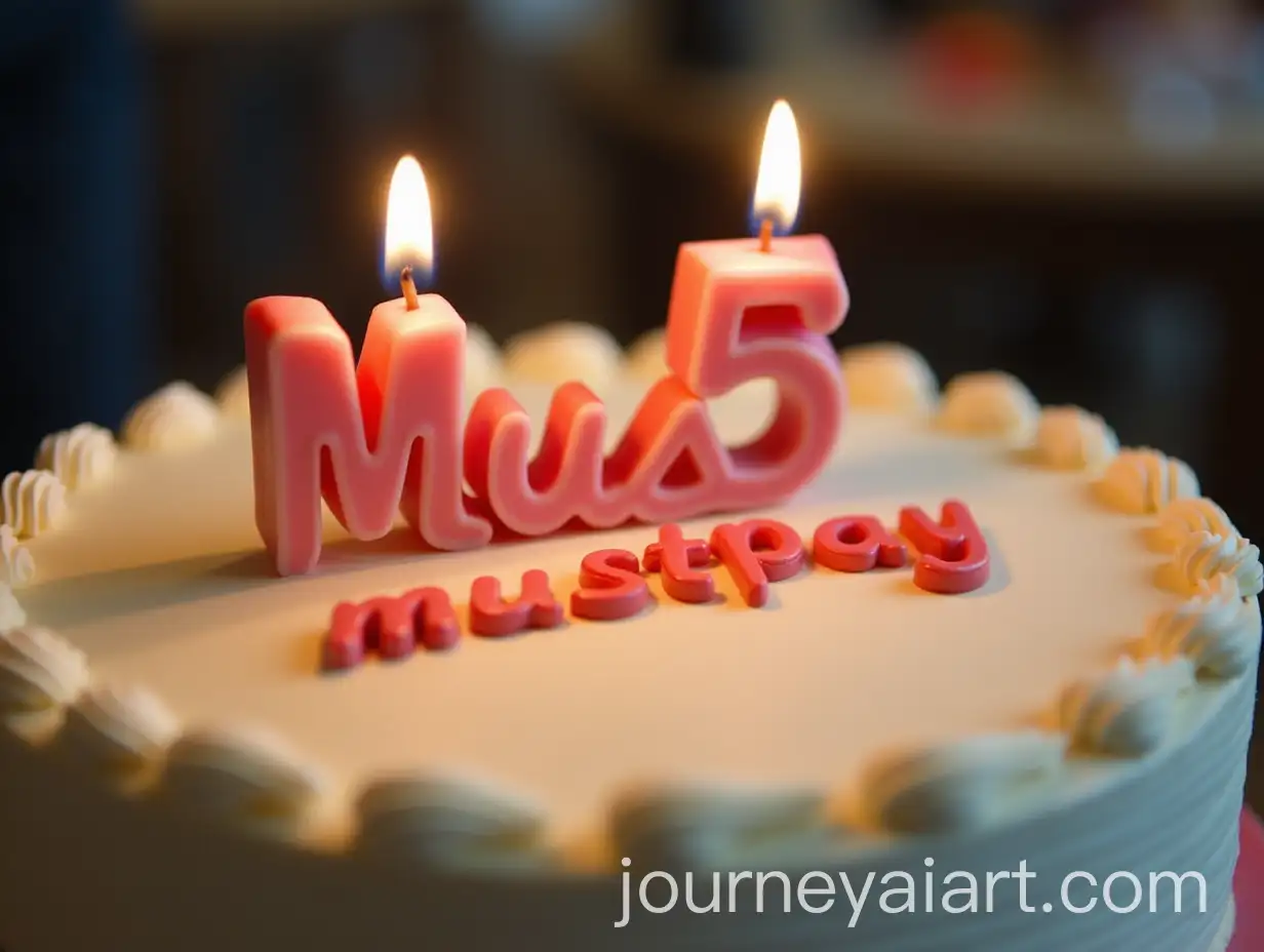 Closeup-of-aAI-Art-Prompt-Expansion-Cake-with-Mustpay-Logo-and-Number-5-Candle