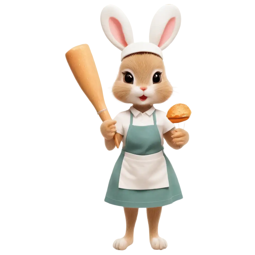 Adorable-Rabbit-Holding-Cooking-Roll-Cartoon-PNG-ChefInspired-Artwork