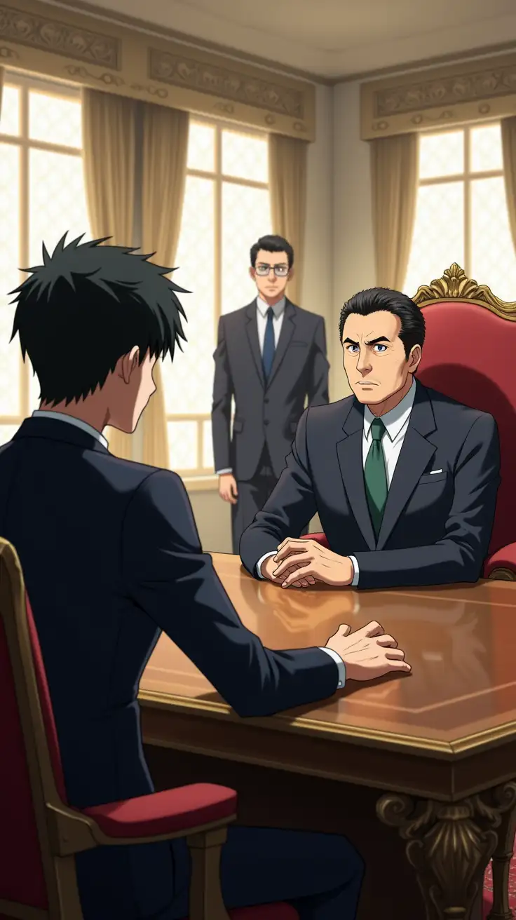 Anime-Art-Style-Intense-Formal-Meeting-with-Kaito-and-Prime-Minister