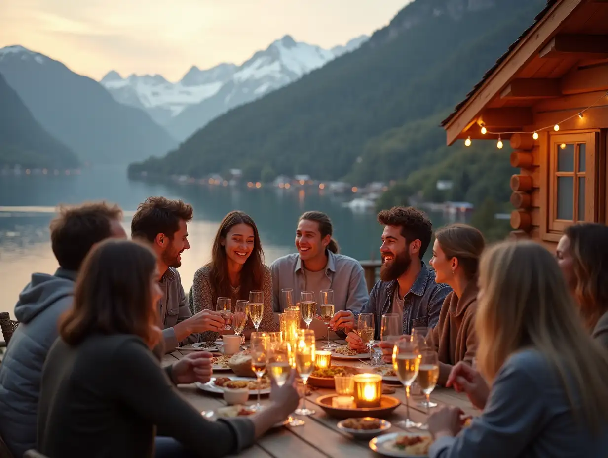 Large-Family-and-Friends-Celebration-on-Norwegian-Terrace