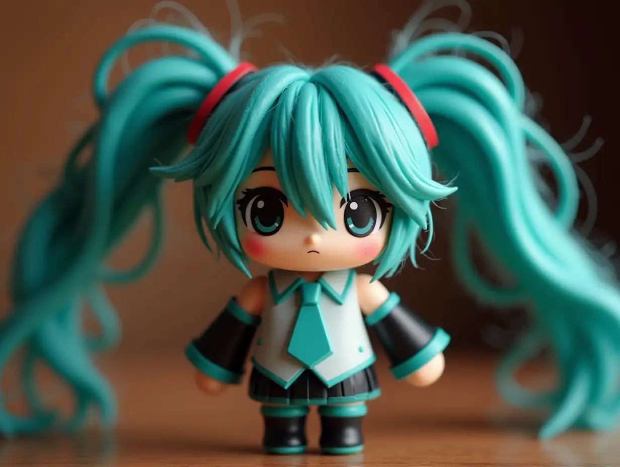 Hatsune Miku puppet play stop motion adventure