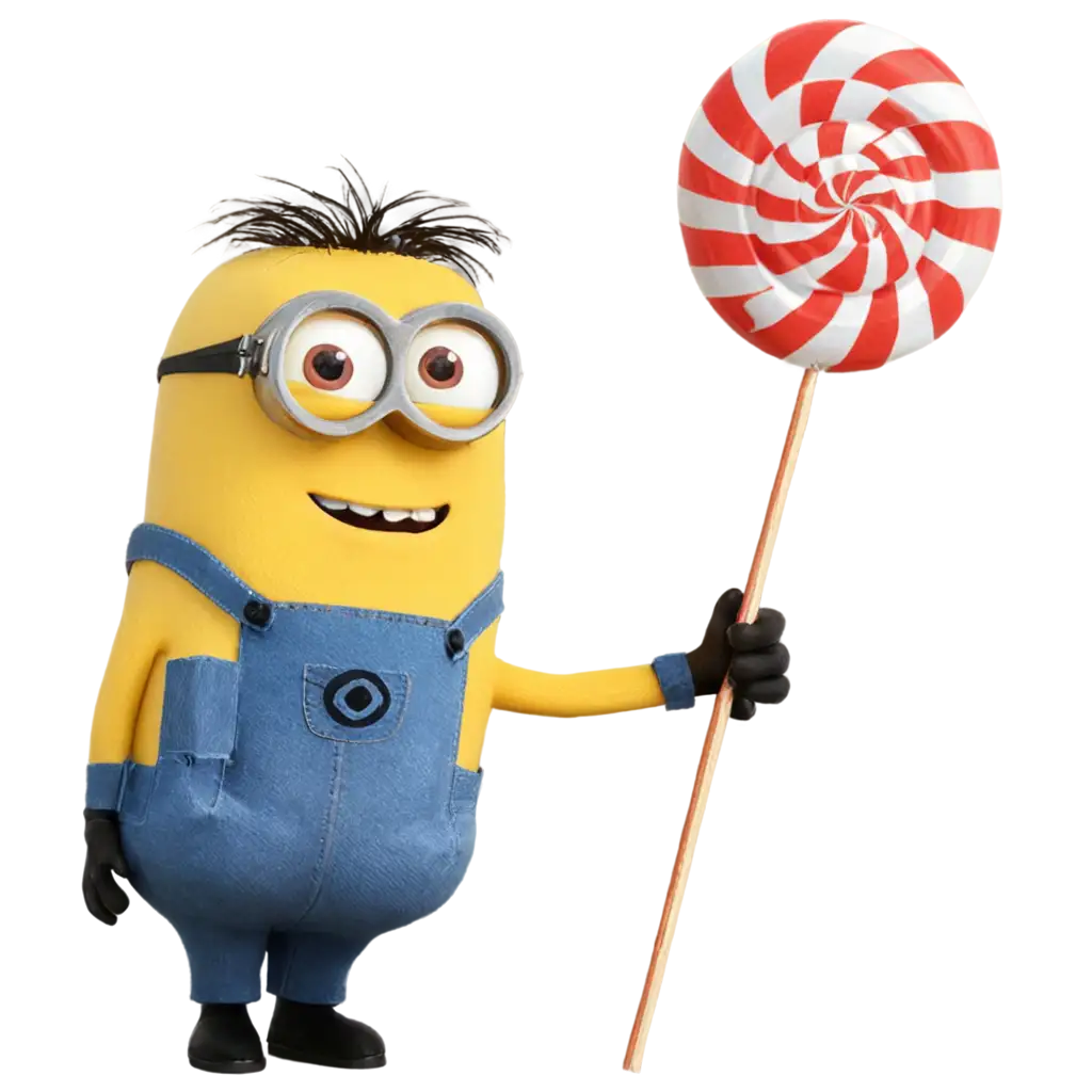 Minions-with-Big-Lollipop-PNG-Image-Delightful-Character-Illustration