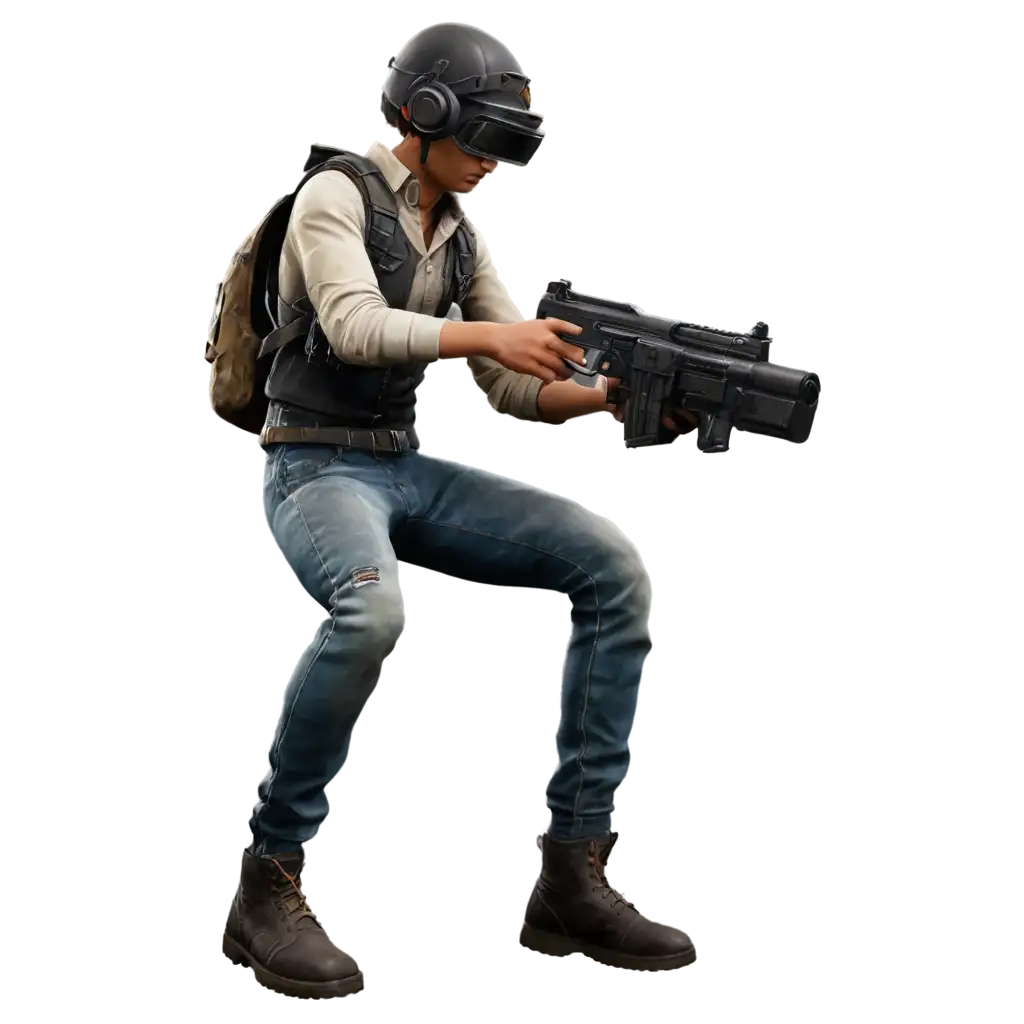 Boy-Playing-PUBG-on-Mobile-PNG-HighQuality-Gaming-Image-for-Digital-Content