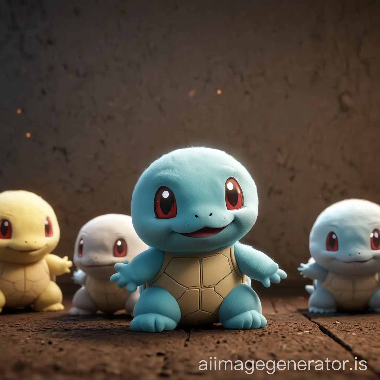 Four-Squirtle-Pokmon-Cartoon-Soft-Light-8K