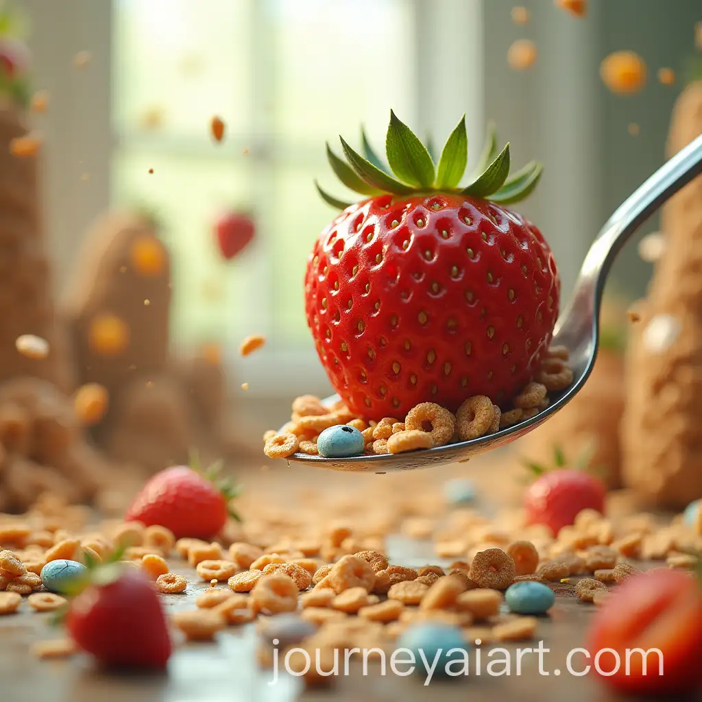 Tiny-Creatures-in-a-Strawberry-Skyscraper-and-Cereal-Lake-Adventure