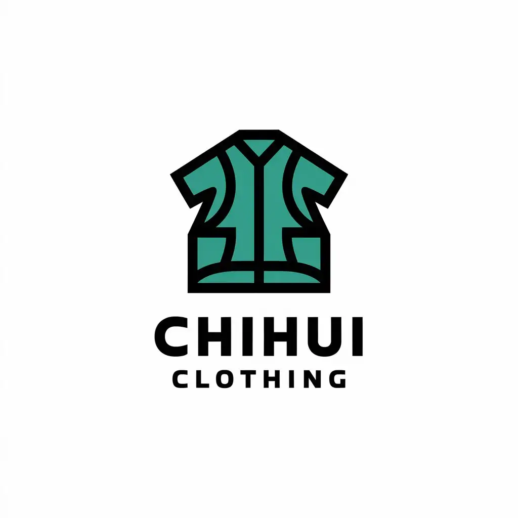 a vector logo design,with the text "Chihui Clothing", main symbol:clothing,Moderate,be used in Others industry,clear background