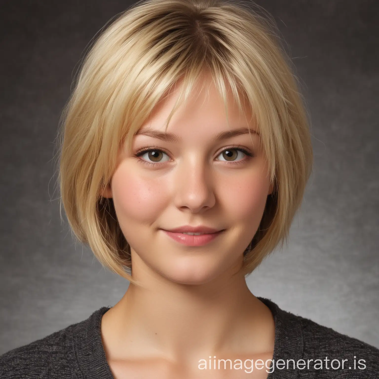 Blonde-Girl-with-Short-Hair-Yearbook-Photo