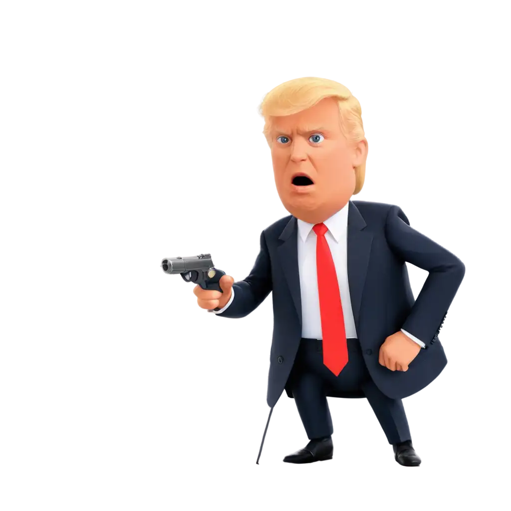 Cartoon-Donald-Trump-Hiding-from-Shoot-PNG-Image-HighQuality-Illustration-for-Various-Uses