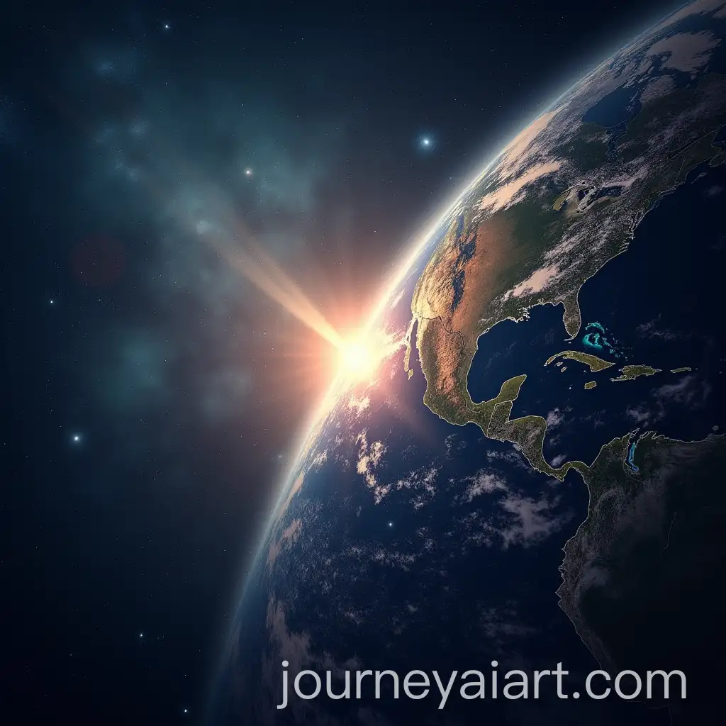 Dramatic-Visualization-of-Earths-Creation-in-Space