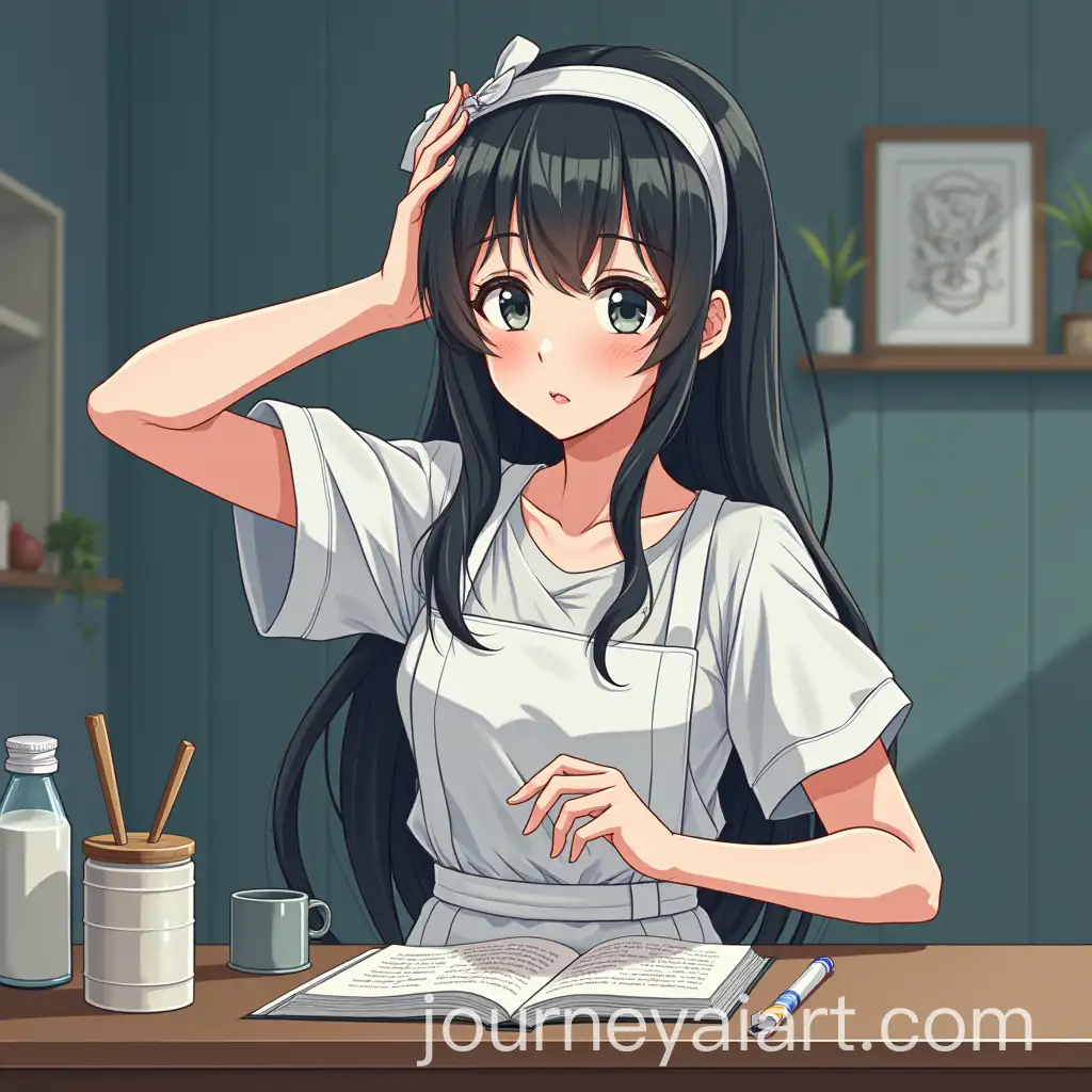 Anime-Character-Taking-Supplements-in-a-Cozy-Room