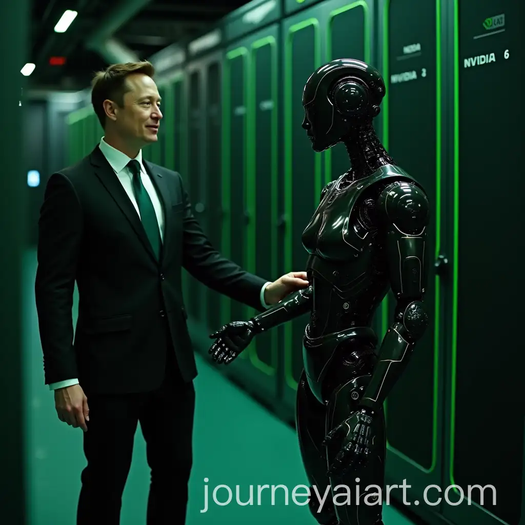 Elon-Musk-Teaching-AI-Colossus-to-Walk-in-a-Futuristic-Data-Center