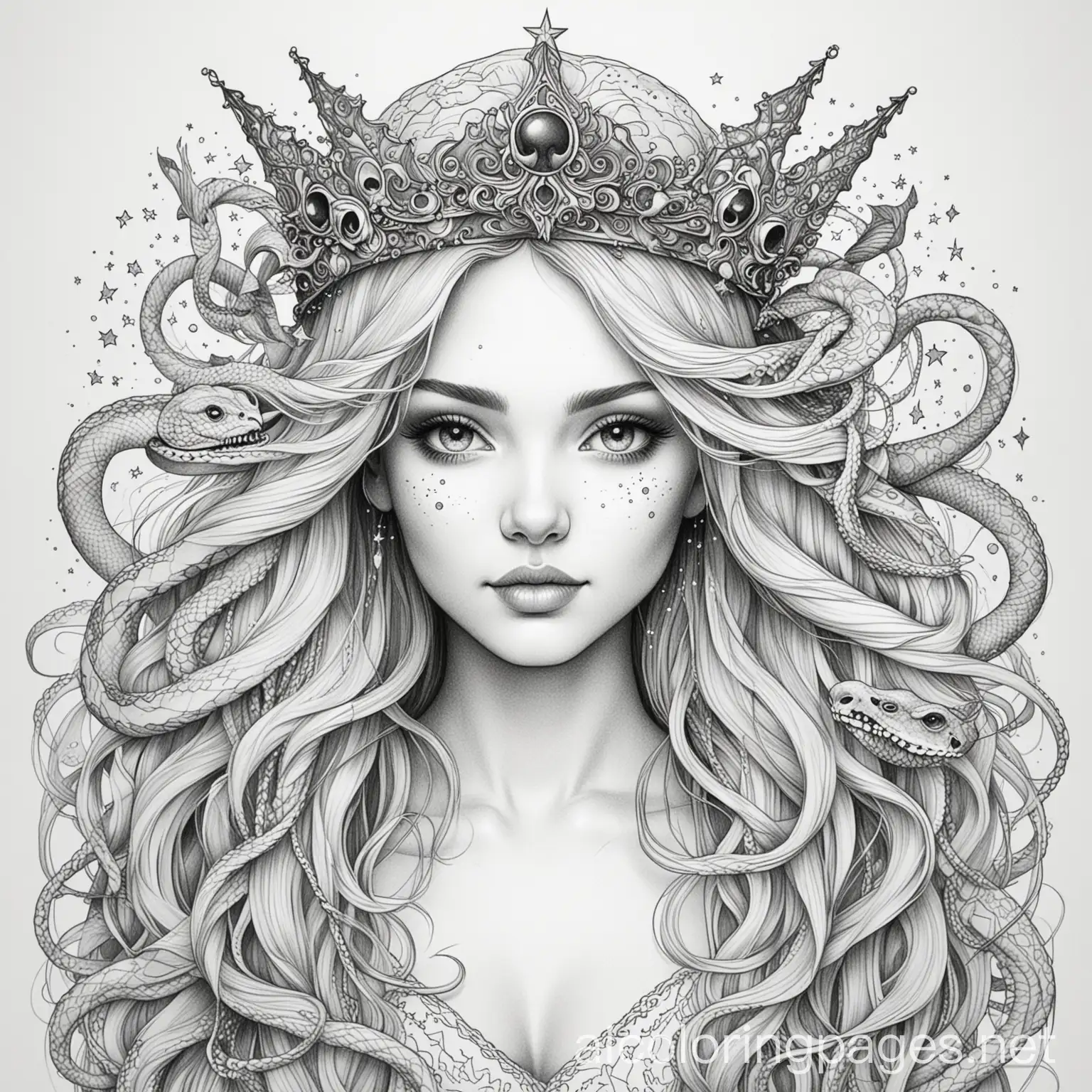 Strong-Women-with-Star-Crowns-and-Intricate-Hair-Designs