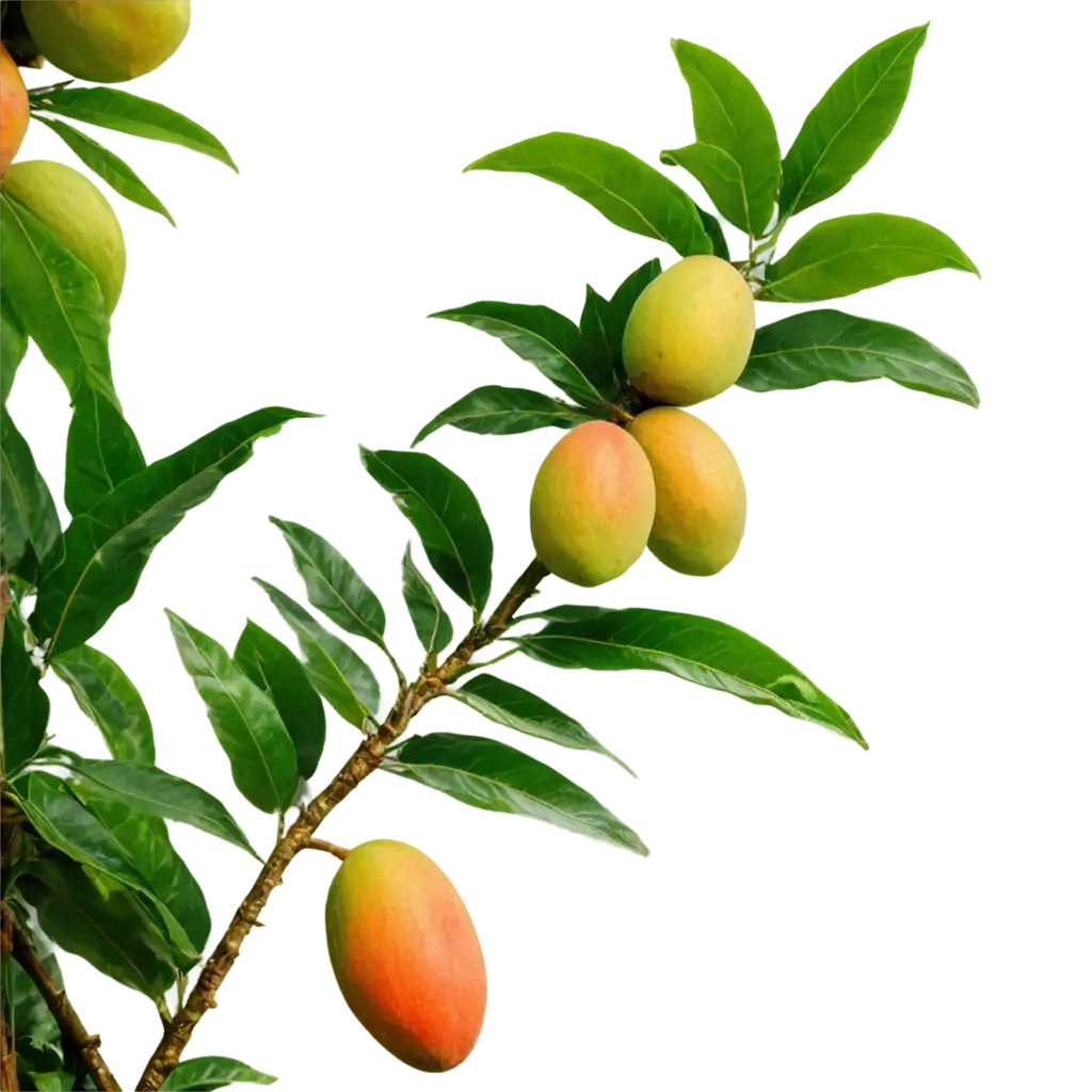 Mango-Tree-Branches-with-Mango-PNG-HighQuality-Transparent-Image-for-Versatile-Use