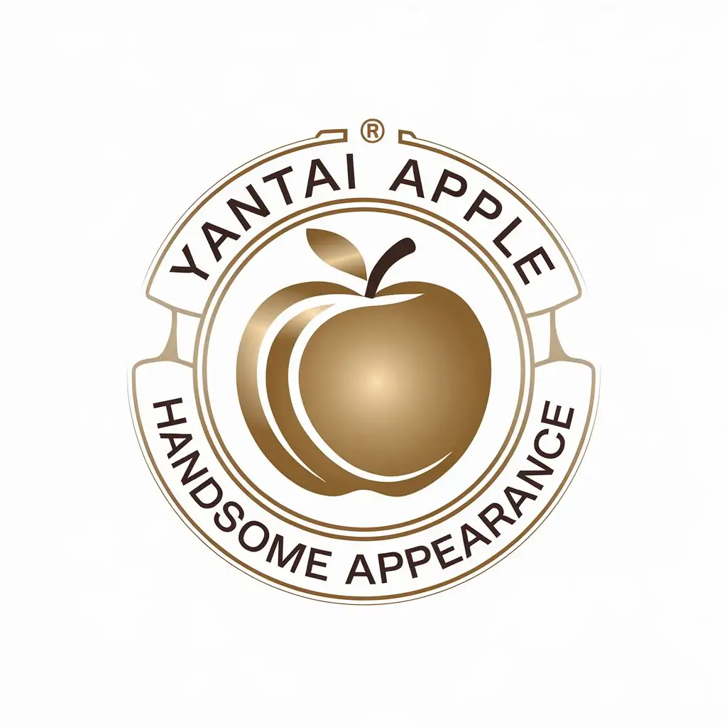 LOGO-Design-for-Yantai-Apple-Golden-Apple-Symbol-with-Modern-Retail-Aesthetics