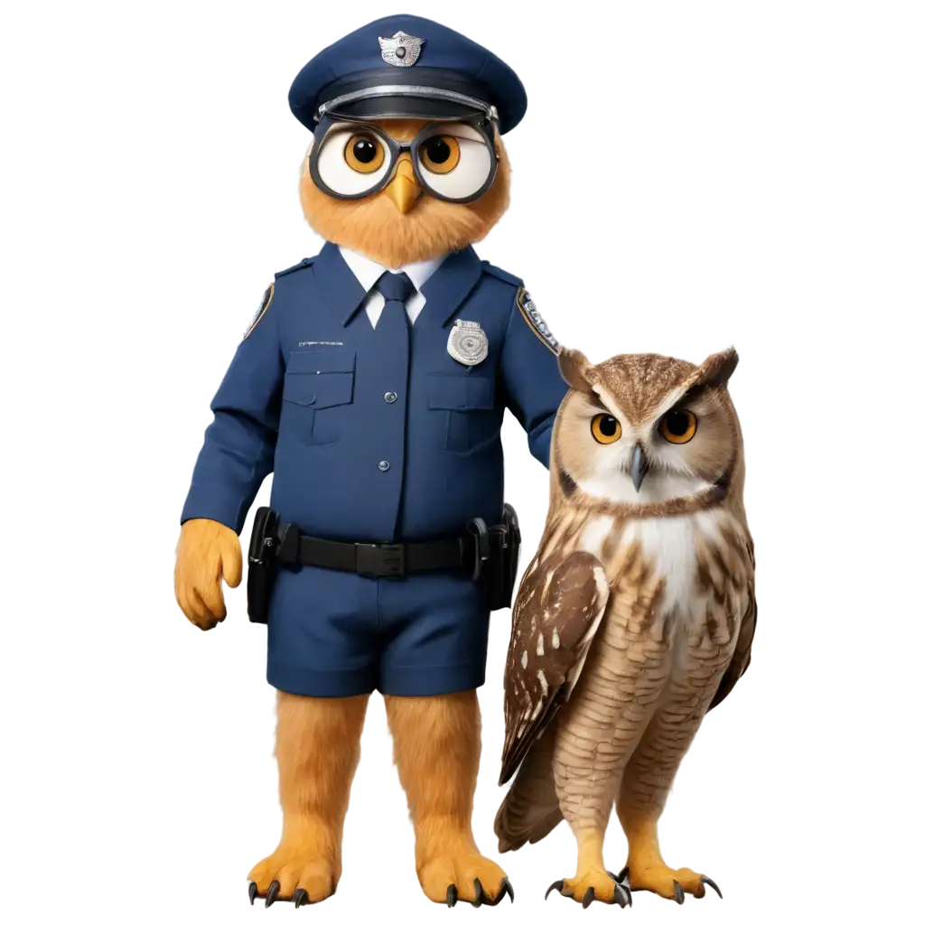 PNG-Image-of-Owl-in-Security-Uniform-Enhance-Online-Safety-and-Visibility