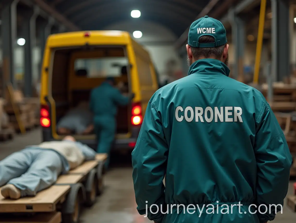 Coroner-at-Sawmill-with-Four-Bodies-and-WCME-MiniVan