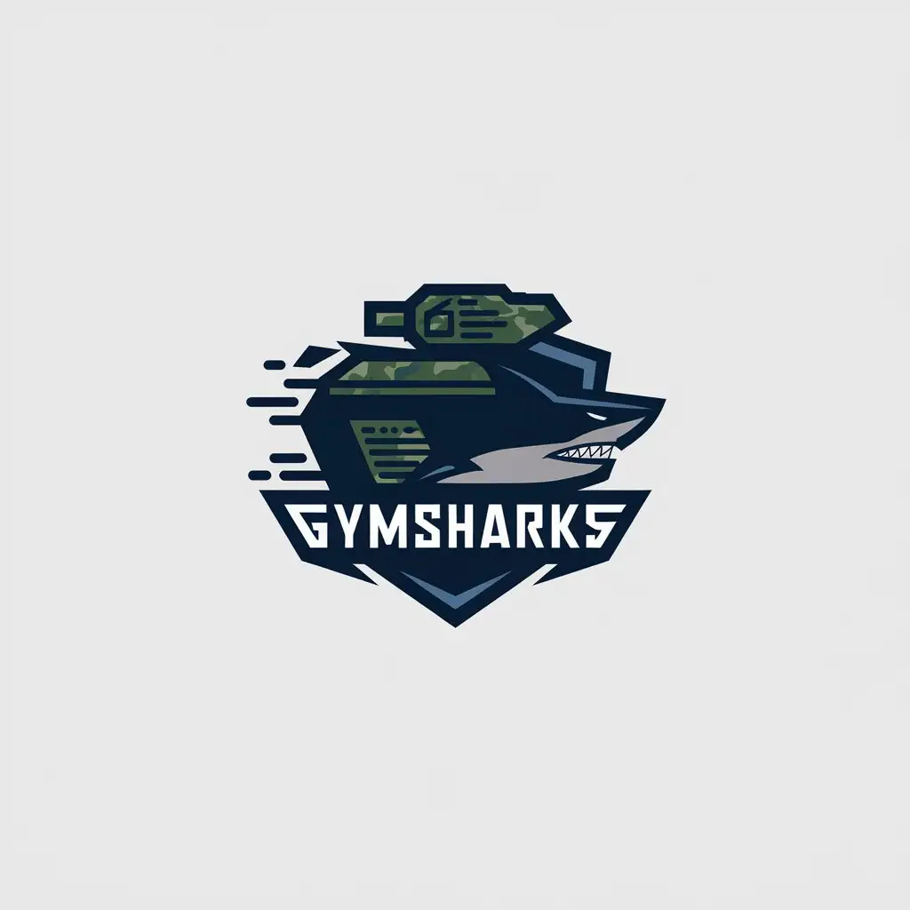 LOGO-Design-for-GYMSHARKS-Minimalist-Style-with-Shark-and-Tank-Elements-in-Deep-Blue-and-Gray