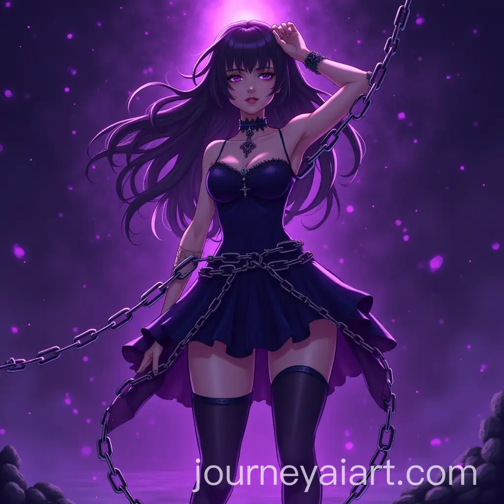 Anime-Character-in-Chains-with-Dark-Purple-Fantasy-Theme