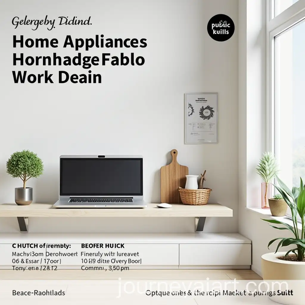 Home-Appliances-Collection-Displayed-on-a-Kitchen-Counter