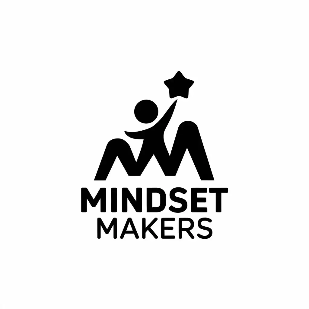 LOGO Design for Mindset Makers Human Success Theme with Clean and Moderate Style