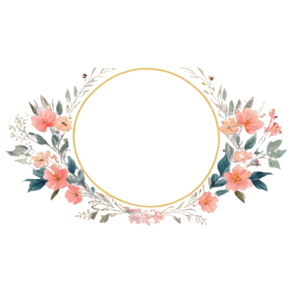 PNG-Floral-Design-UsageFloral-Flower-Circle-Design-PNG-for-Creative-Use-and-HighQuality-Visuals