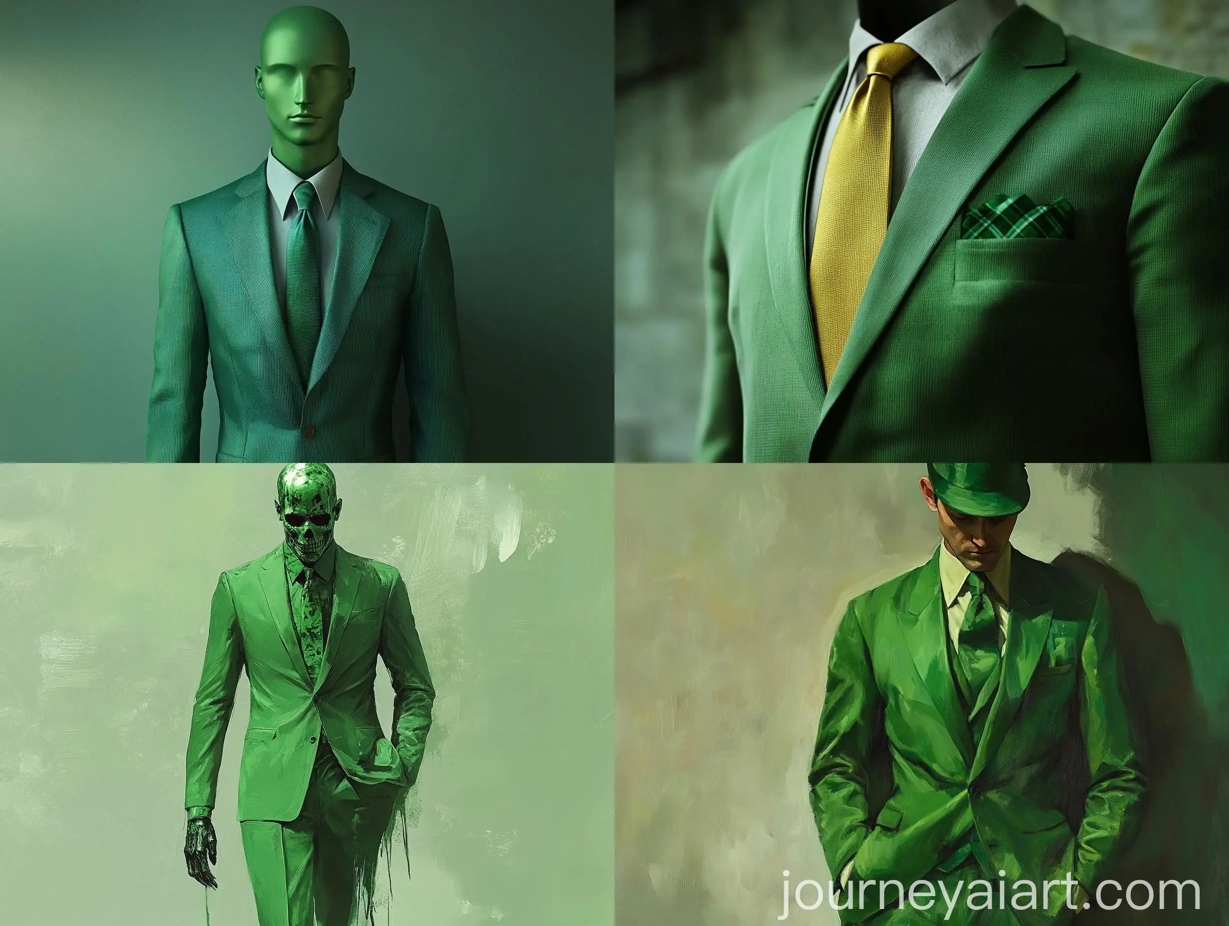 Man-in-Green-Suit-Realistic-Portrait