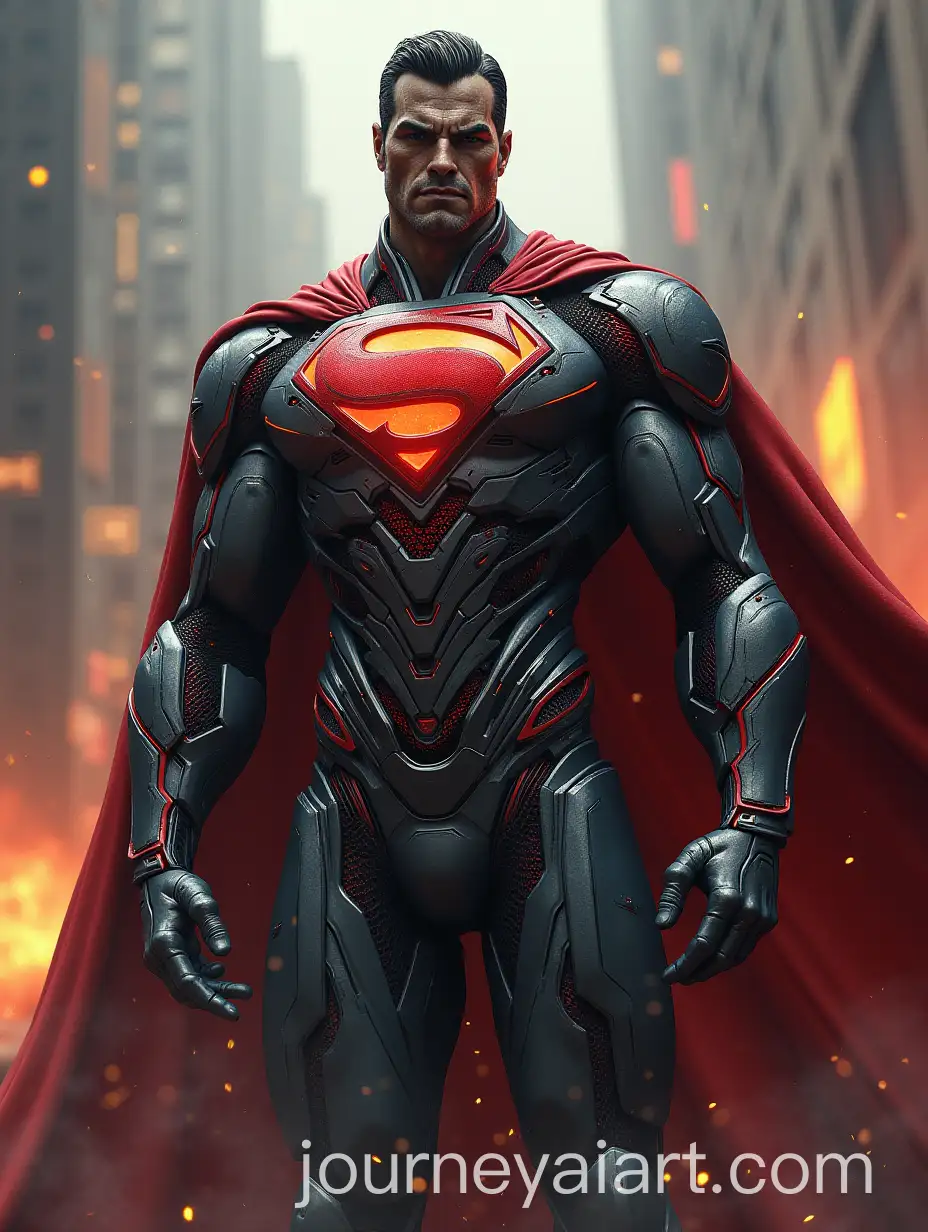 Terrifying-Cyborg-Superman-in-Action