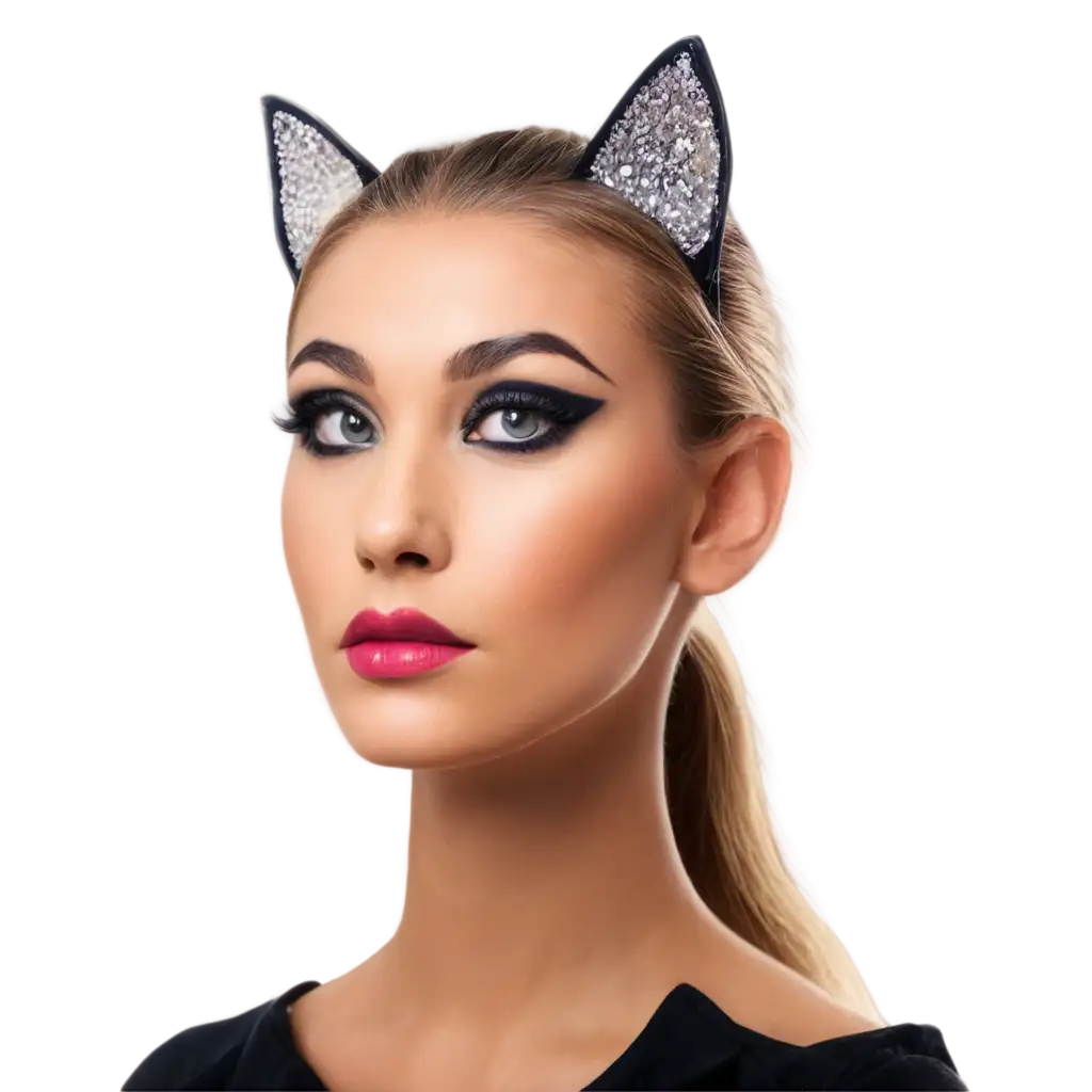 Makeup-Artist-Course-Featuring-Cat-PNG-Image-for-Creative-Learning-and-Promotion