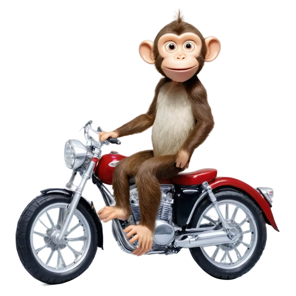 Monkey-in-Motorbike-PNG-Image-HighQuality-Transparent-Format-for-Versatile-Use