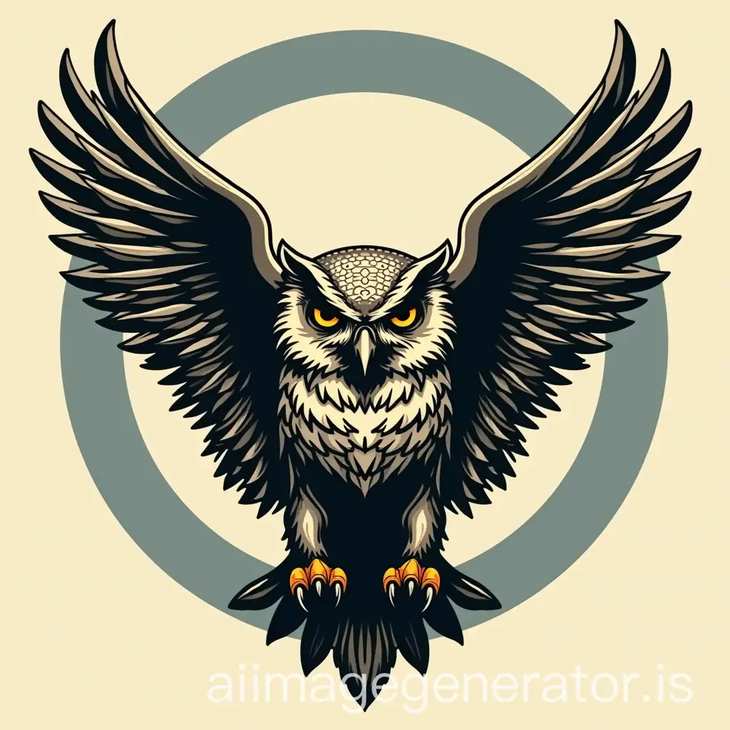 Dynamic-Military-Owl-Logo-in-Motion