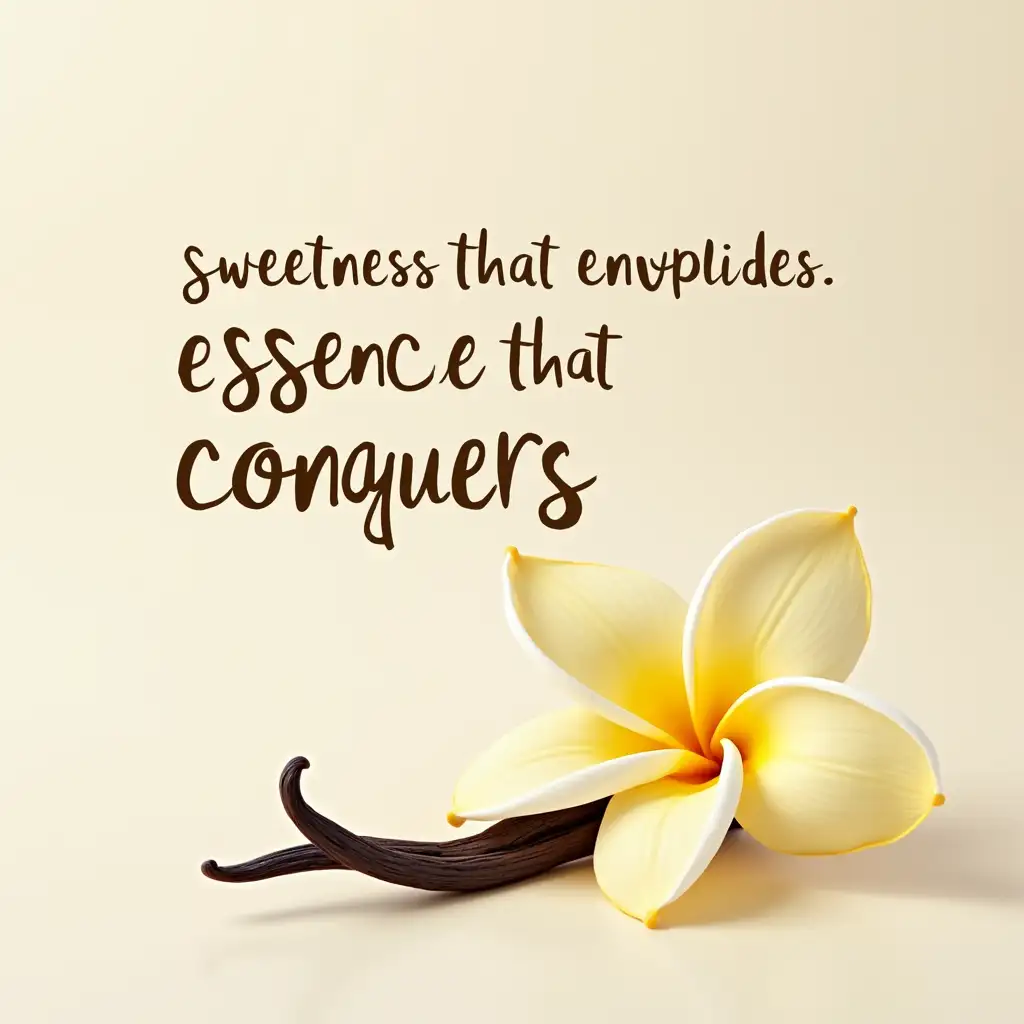 Vanilla-Flower-Slogan-with-Sweetness-That-Envelops-and-Essence-That-Conquers