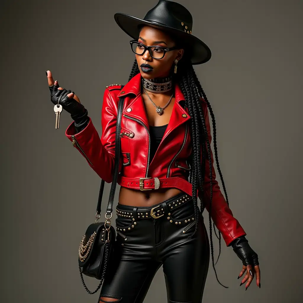 Punk-Rock-African-Woman-in-Bold-Fashion-Statement