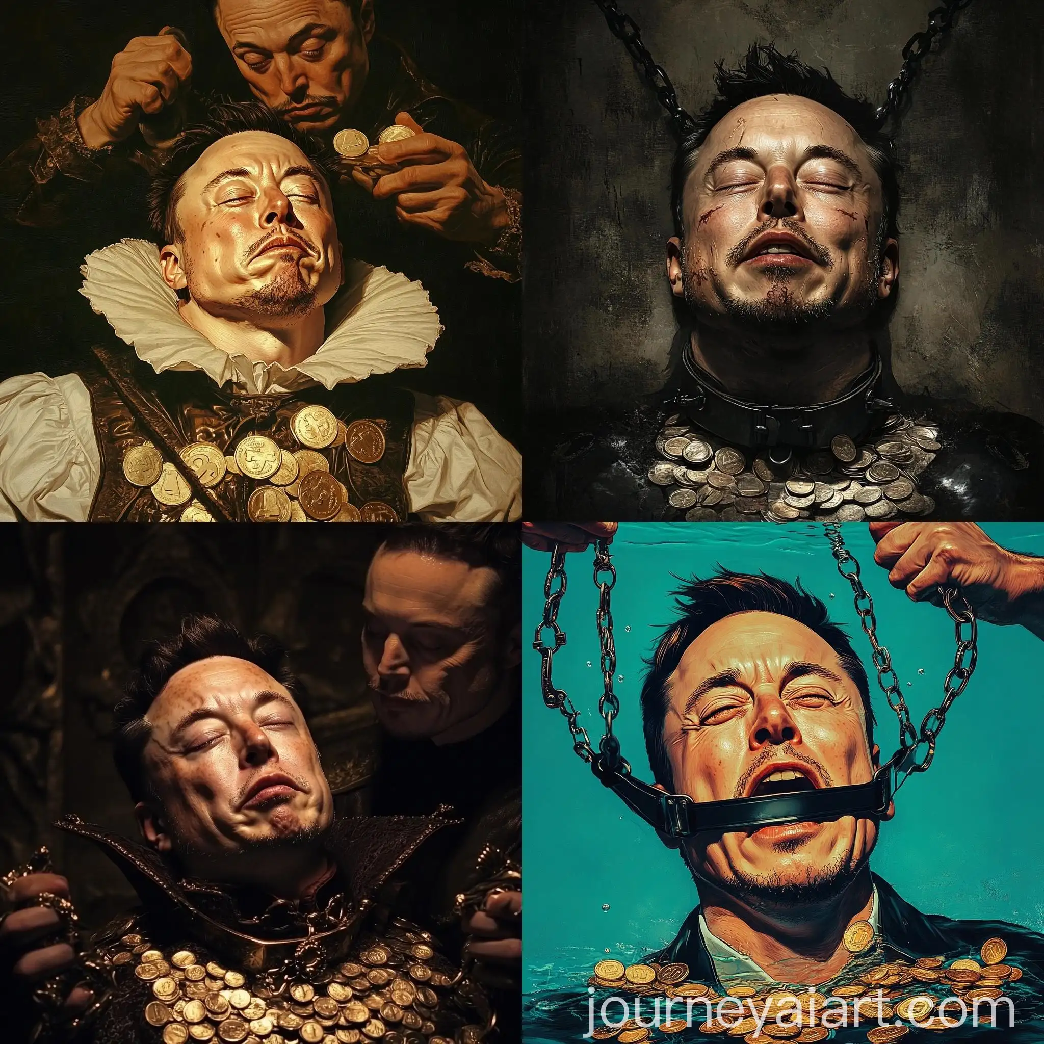 Man-with-Punchable-Face-on-Leash-in-Fake-Coins