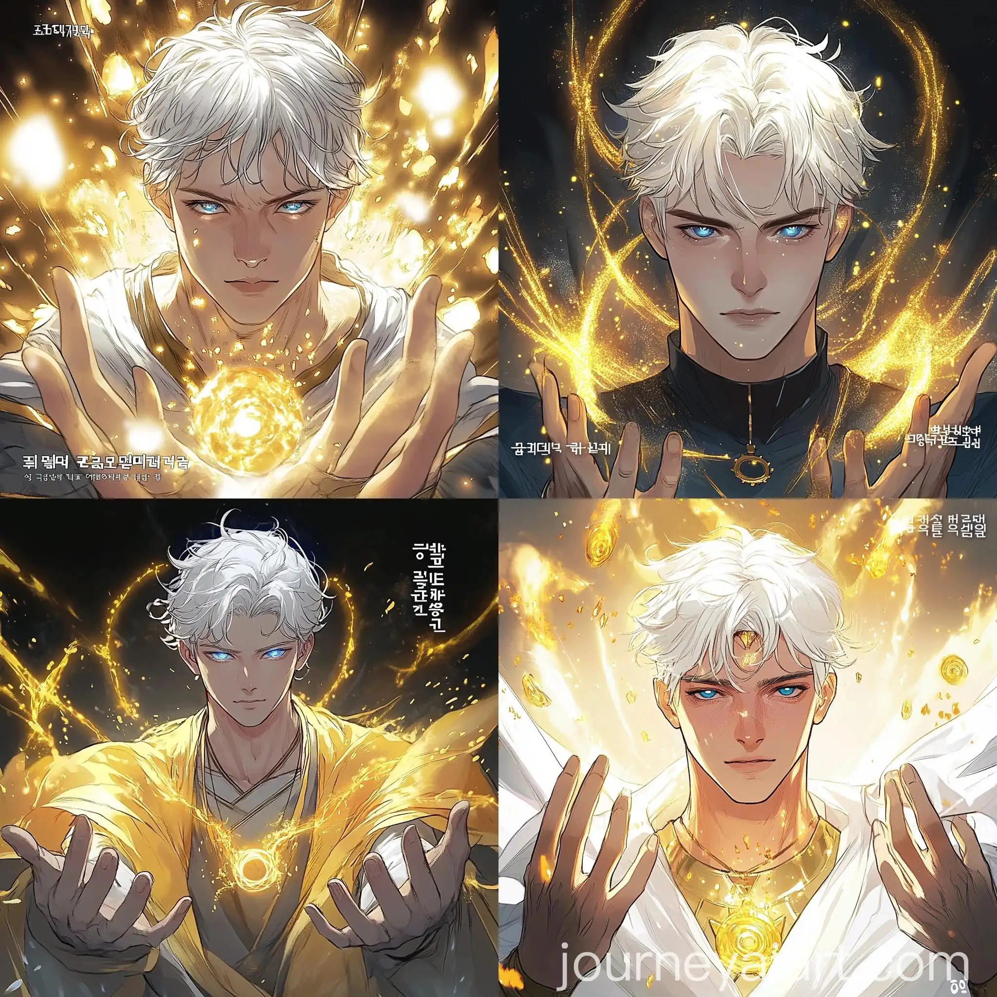Korean-Comic-Style-Male-Character-with-Power-Aura-and-Golden-Ring