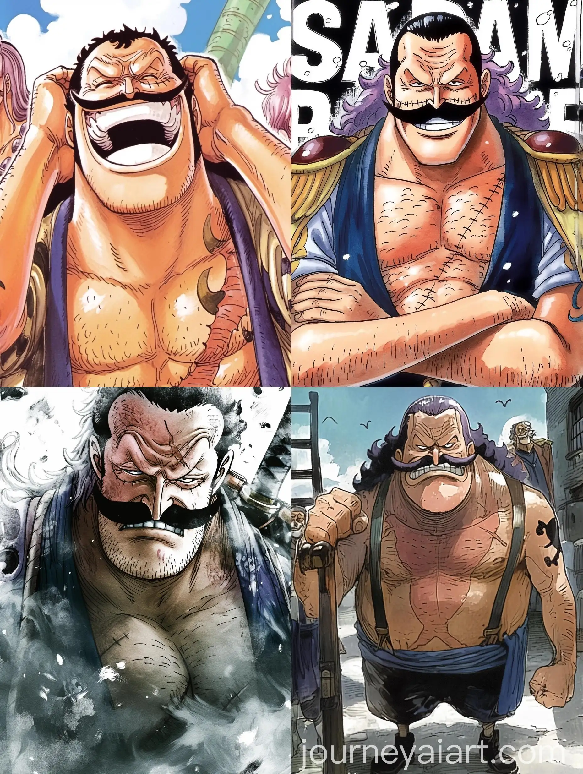 Watercolor-Pirate-Character-from-Manga-One-Piece