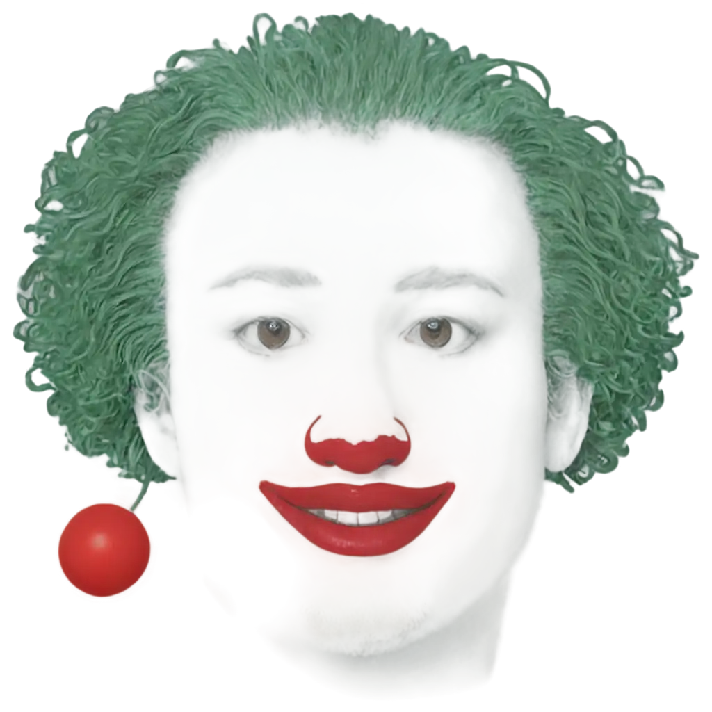 Clown emoji TO PUT ON SOMEONE'S FACE