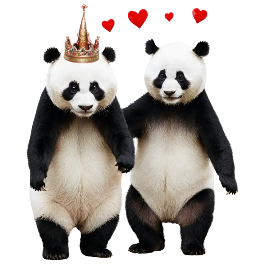 PNG-Image-of-Panda-with-His-Couple-HighQuality-and-Clear-Representation