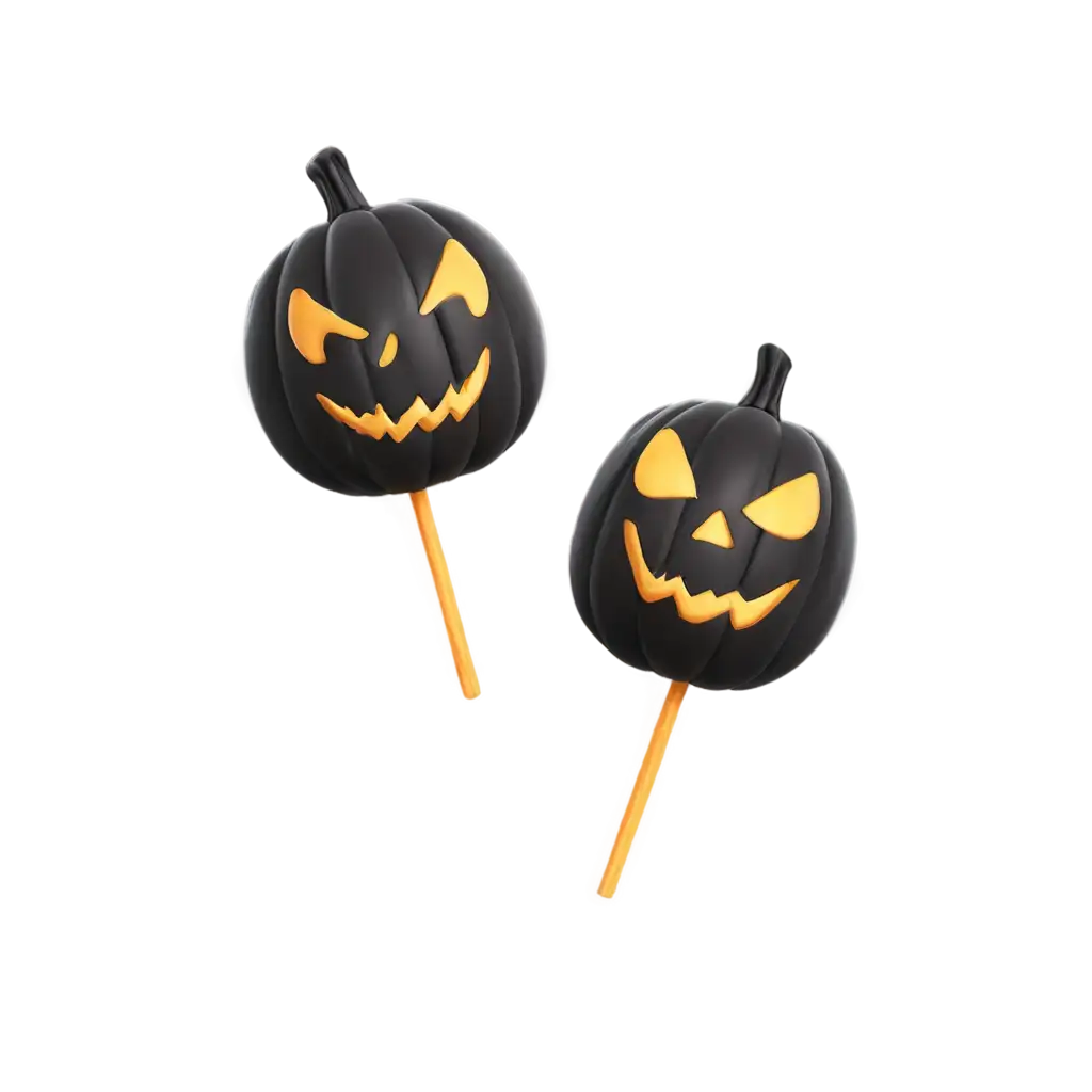 3d icon of halloween treat or trick