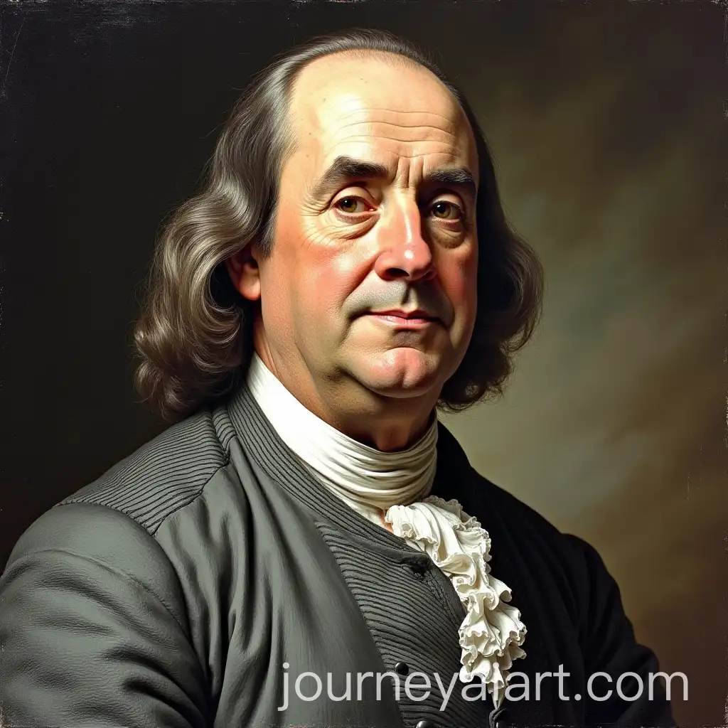 Portrait-of-Benjamin-Franklin-with-Classic-Attire-and-Distinguished-Expression
