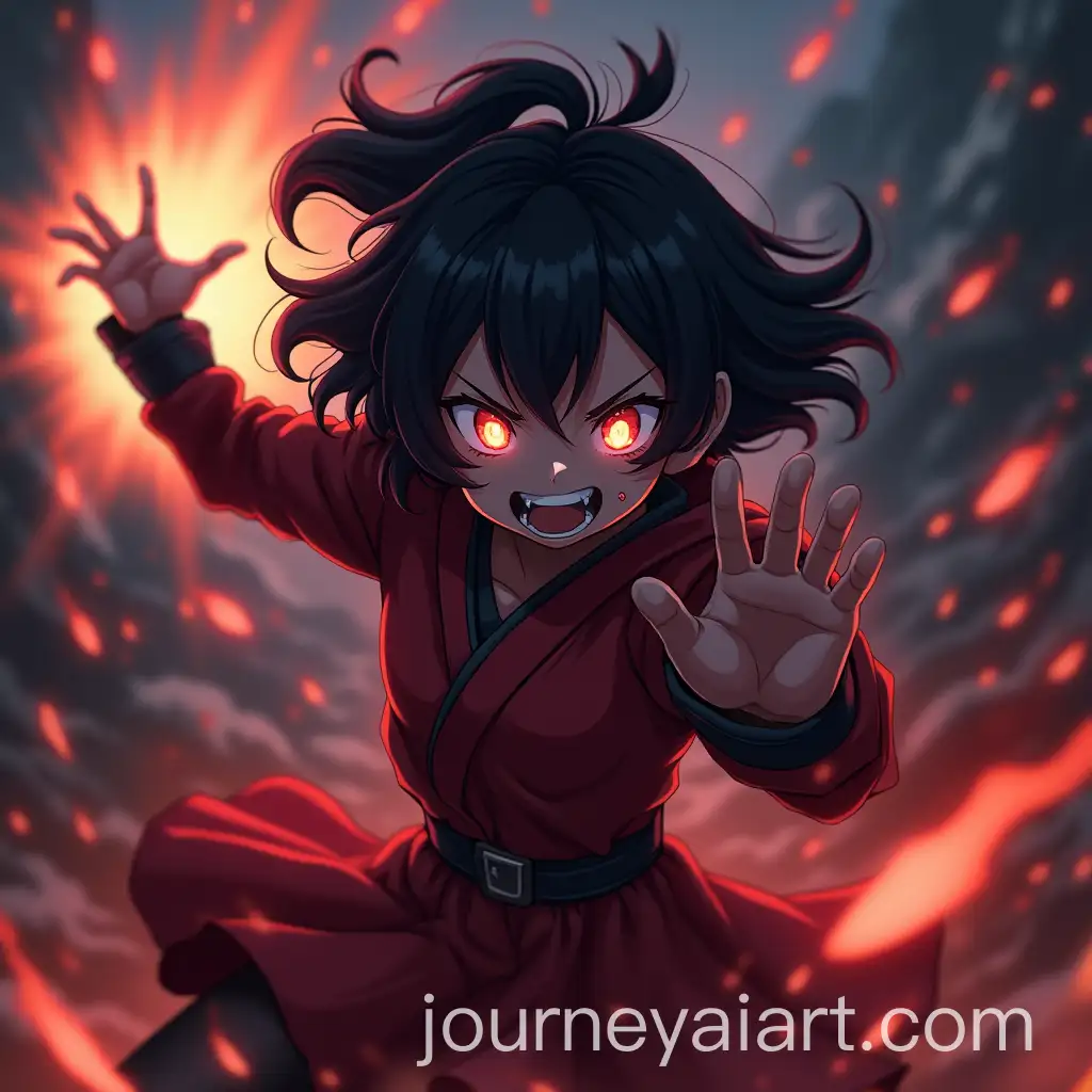 Anime-Character-in-Intense-Battle-Pose-with-Glowing-Eyes-and-Aggressive-Art-Effects